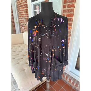 Melissa McCarthy Playful Colorful Top – Size 3X